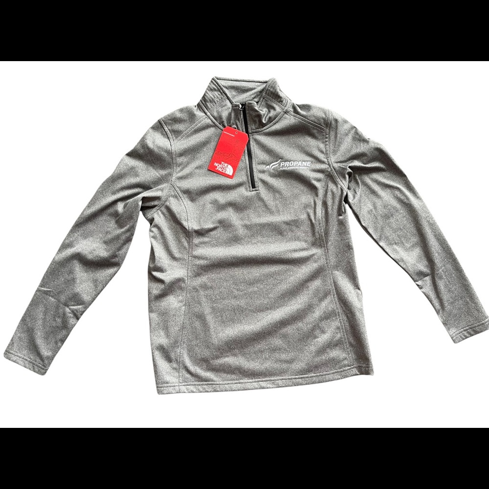 The North Face Women’s Tech Fleece 1/4 Zip Pullover Gray Large NWT